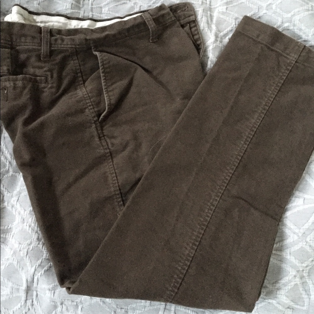 Dark brown dress pants